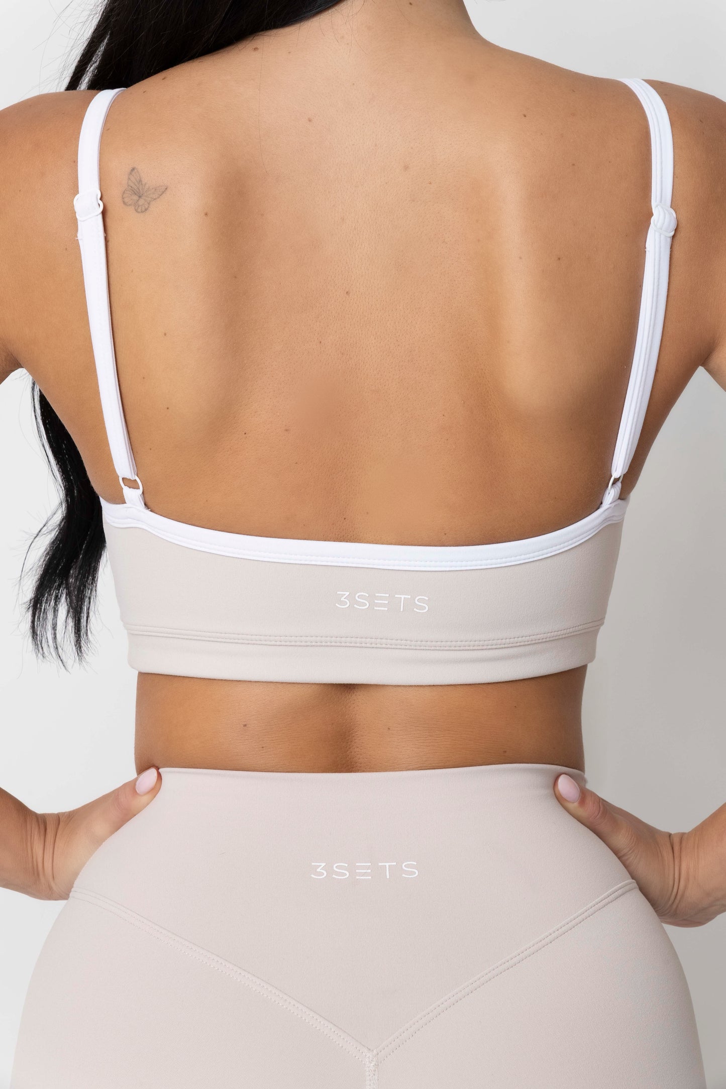 SOFT FLOW - CONTRAST MINI V-BRA | COCONUT CREAM